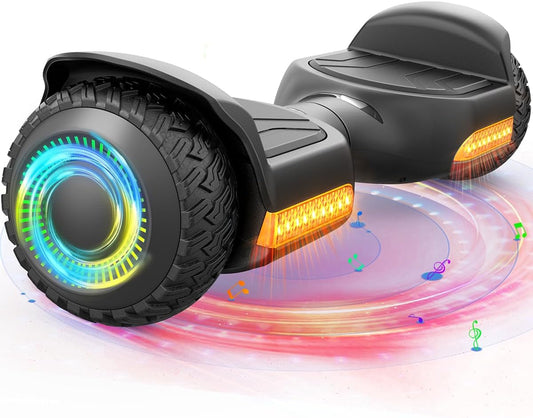 Self Balancing Scooter New G13 All Terrain Balancing Scooter with LED Lights, Self Balancing Off Road with Bluetooth for Kids ages 6-12 and Adults