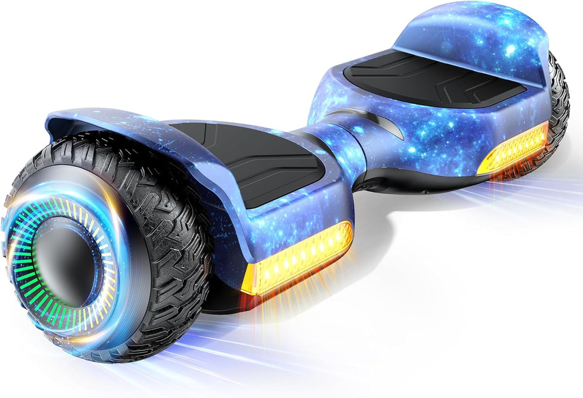 Self Balancing Scooter New G13 All Terrain Balancing Scooter with LED Lights, Self Balancing Off Road with Bluetooth for Kids ages 6-12 and Adults