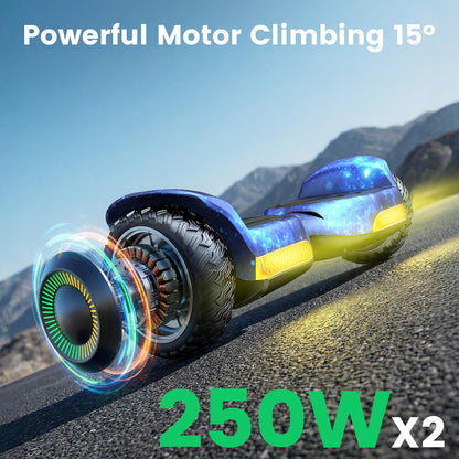 Self Balancing Scooter New G13 All Terrain Balancing Scooter with LED Lights, Self Balancing Off Road with Bluetooth for Kids ages 6-12 and Adults