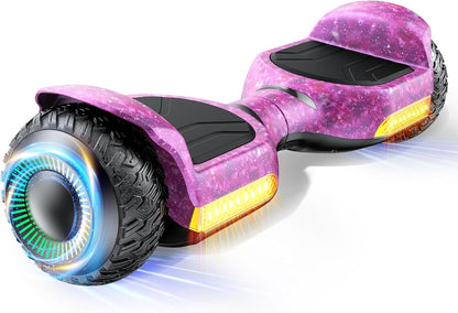 Self Balancing Scooter New G13 All Terrain Balancing Scooter with LED Lights, Self Balancing Off Road with Bluetooth for Kids ages 6-12 and Adults
