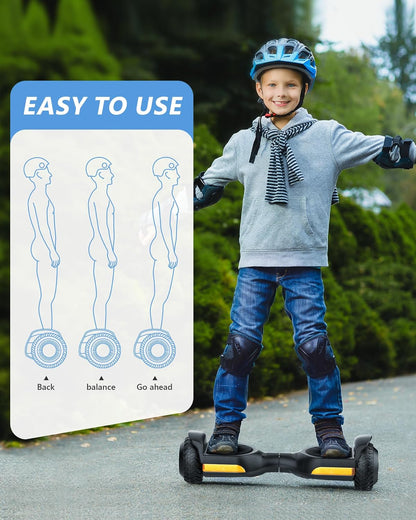 Self Balancing Scooter New G13 All Terrain Balancing Scooter with LED Lights, Self Balancing Off Road with Bluetooth for Kids ages 6-12 and Adults