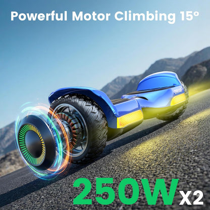 Self Balancing Scooter New G13 All Terrain Balancing Scooter with LED Lights, Self Balancing Off Road with Bluetooth for Kids ages 6-12 and Adults