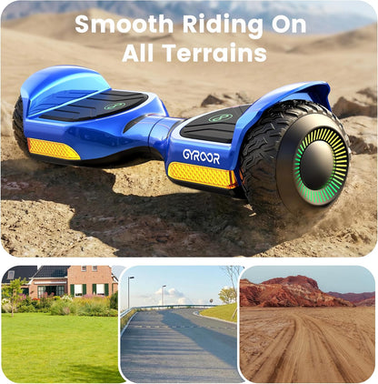 Self Balancing Scooter New G13 All Terrain Balancing Scooter with LED Lights, Self Balancing Off Road with Bluetooth for Kids ages 6-12 and Adults