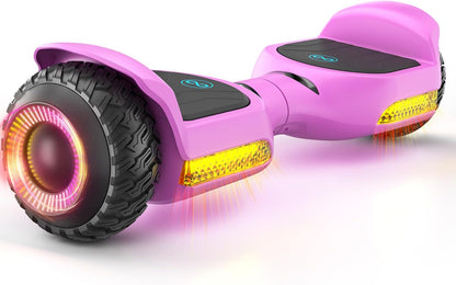 Self Balancing Scooter New G13 All Terrain Balancing Scooter with LED Lights, Self Balancing Off Road with Bluetooth for Kids ages 6-12 and Adults