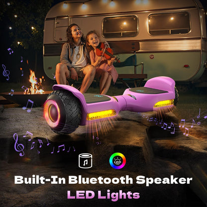 Self Balancing Scooter New G13 All Terrain Balancing Scooter with LED Lights, Self Balancing Off Road with Bluetooth for Kids ages 6-12 and Adults