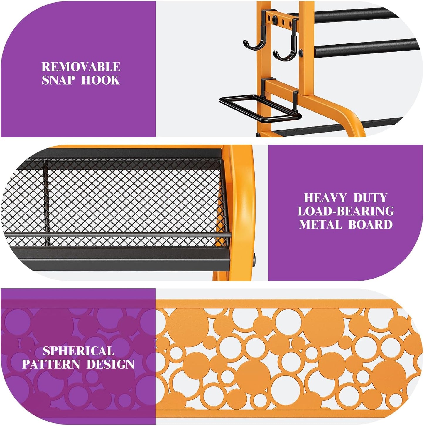 Dumbbell Rack, Adjustable Weight Rack for Home Gym, Home Gym Storage Rack for Yoga Mat Kettlebells and Strength Training Equipment, Weight Storage Rack for Dumbbells with Wheels