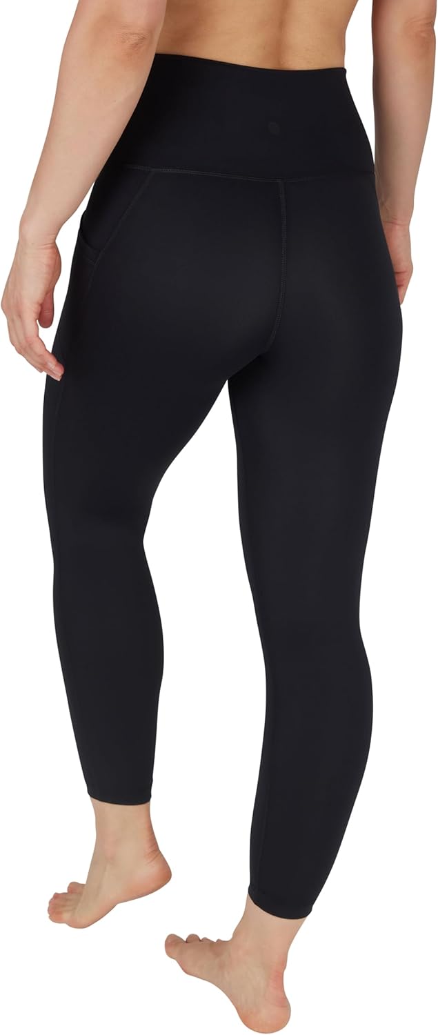 Womens High Waisted Yoga Legging Elastic Free Squat Proof Ankle Length Lux Workout Pant