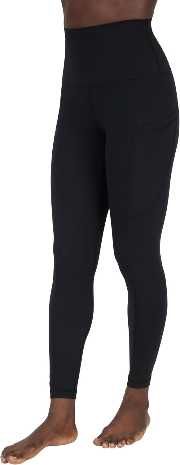 Womens High Waisted Yoga Legging Elastic Free Squat Proof Ankle Length Lux Workout Pant