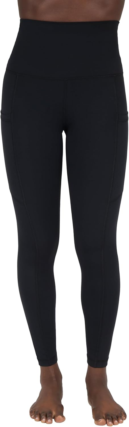 Womens High Waisted Yoga Legging Elastic Free Squat Proof Ankle Length Lux Workout Pant