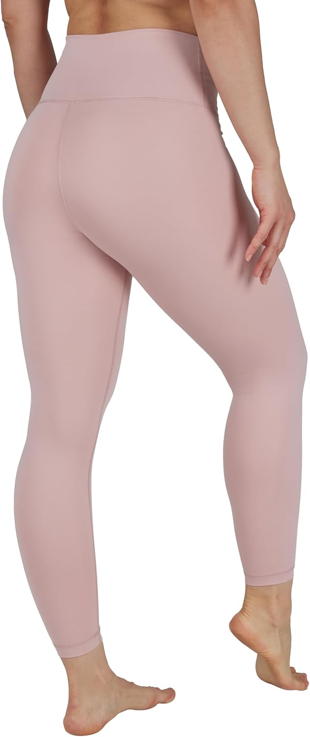 Womens High Waisted Yoga Legging Elastic Free Squat Proof Ankle Length Lux Workout Pant