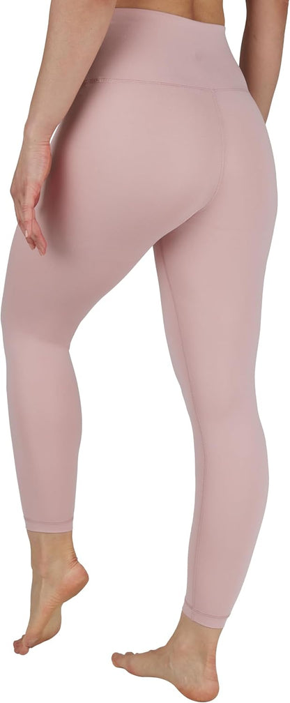 Womens High Waisted Yoga Legging Elastic Free Squat Proof Ankle Length Lux Workout Pant