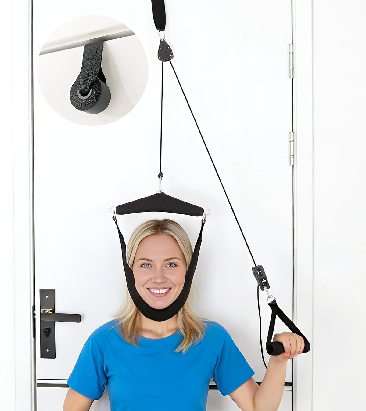 2026 Upgraded Neck Stretcher Cervical, Double Ratchet Neck Traction Device