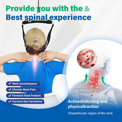 2026 Upgraded Neck Stretcher Cervical, Double Ratchet Neck Traction Device