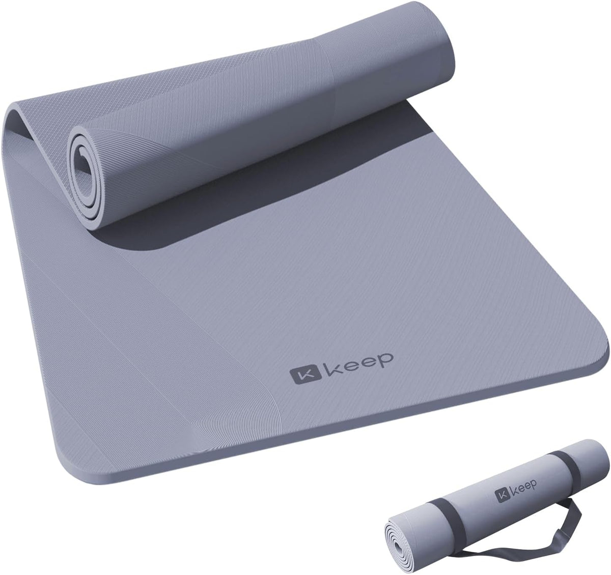 Extra Wide Yoga Mat, 7mm Thick 72" x 32" Exercise Mat | 7mm thick Extra wide yoga mat with carry strap for home workout, yoga, exercise and Pilates