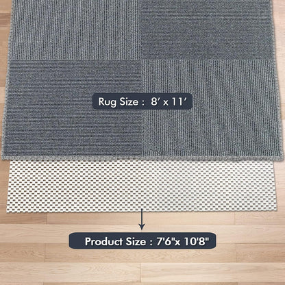 Non Slip Area Rug Pads Non Skid Rug Gripper 2x3 Feet Extra Thick Pad Anti-Slip Carpet Rug Mats for Hardwood Surface Floors, Keep Rugs Safe and in Place (2 x 3 Ft)
