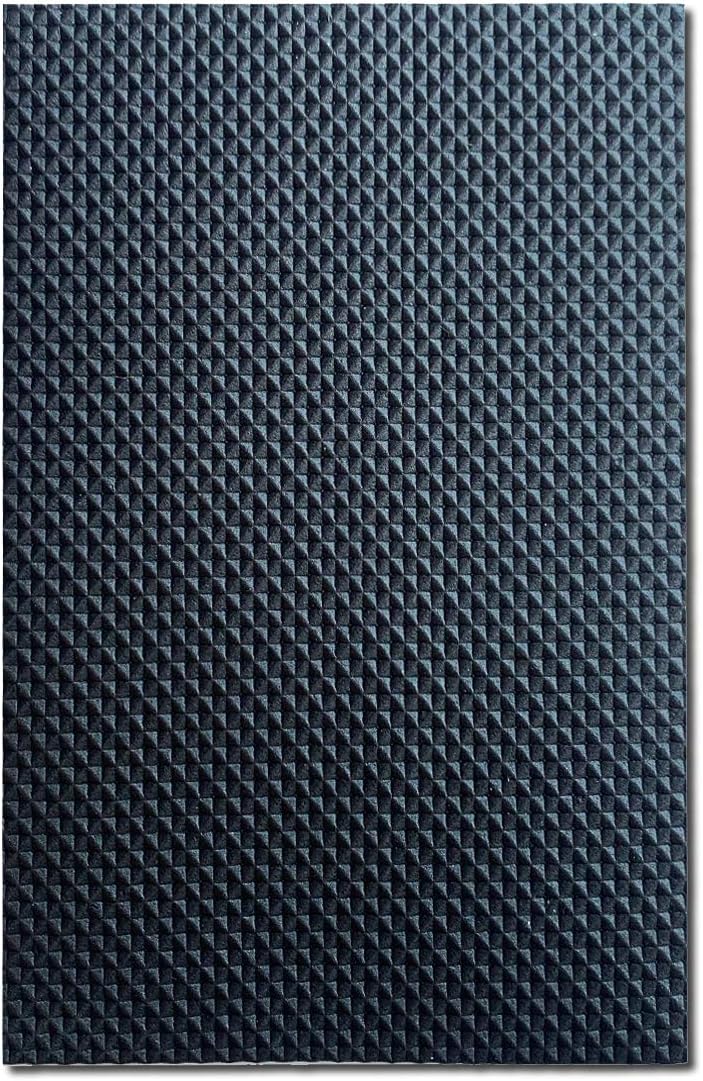 4-Pack Large EVA Foam Furniture Pads (3.93"x6.29"), Cut to Size Non Slip Grippers for Hardwood Floors, Heavy Duty Self-Adhesive Anti Skid Slide Stopper Mat for Sofa, Recliner, Bed