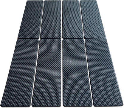 4-Pack Large EVA Foam Furniture Pads (3.93"x6.29"), Cut to Size Non Slip Grippers for Hardwood Floors, Heavy Duty Self-Adhesive Anti Skid Slide Stopper Mat for Sofa, Recliner, Bed
