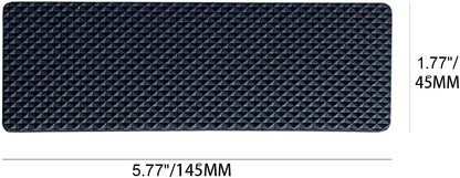 4-Pack Large EVA Foam Furniture Pads (3.93"x6.29"), Cut to Size Non Slip Grippers for Hardwood Floors, Heavy Duty Self-Adhesive Anti Skid Slide Stopper Mat for Sofa, Recliner, Bed