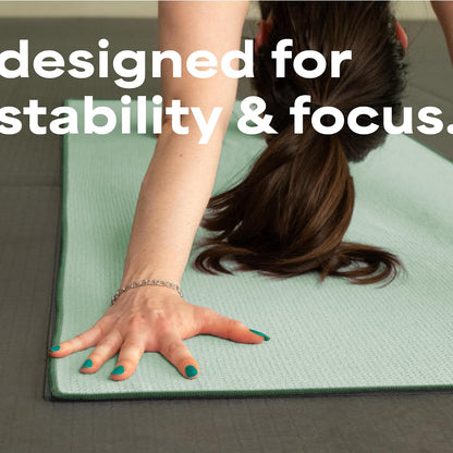 . Aura Yoga Mat Towel with Non-Slip Grip, Enhanced Silicone Grip, Soft and Absorbent for Gym, Pilates, and Hot Yoga Mat, 2 Pack, 24 inches x 72 inches, 340GSM, Blue