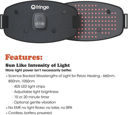 Fringe Red Light Therapy for Body – Wireless Wrap, 660nm & 850nm Infrared