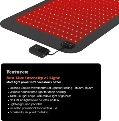 Fringe Red Light Therapy for Body – Wireless Wrap, 660nm & 850nm Infrared