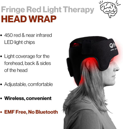Fringe Red Light Therapy for Body – Wireless Wrap, 660nm & 850nm Infrared
