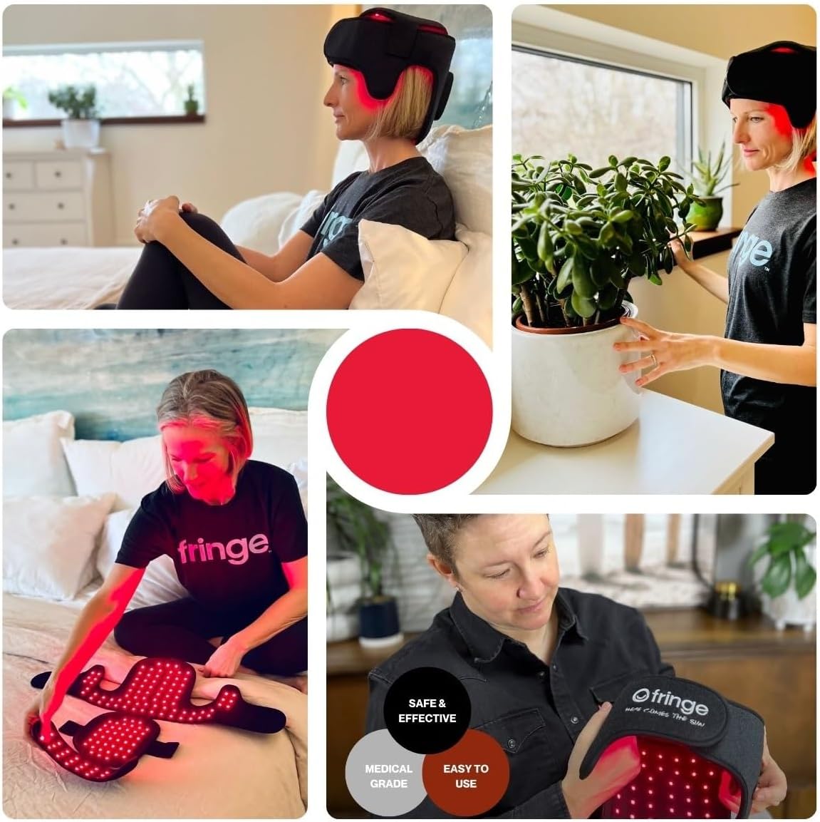 Fringe Red Light Therapy for Body – Wireless Wrap, 660nm & 850nm Infrared