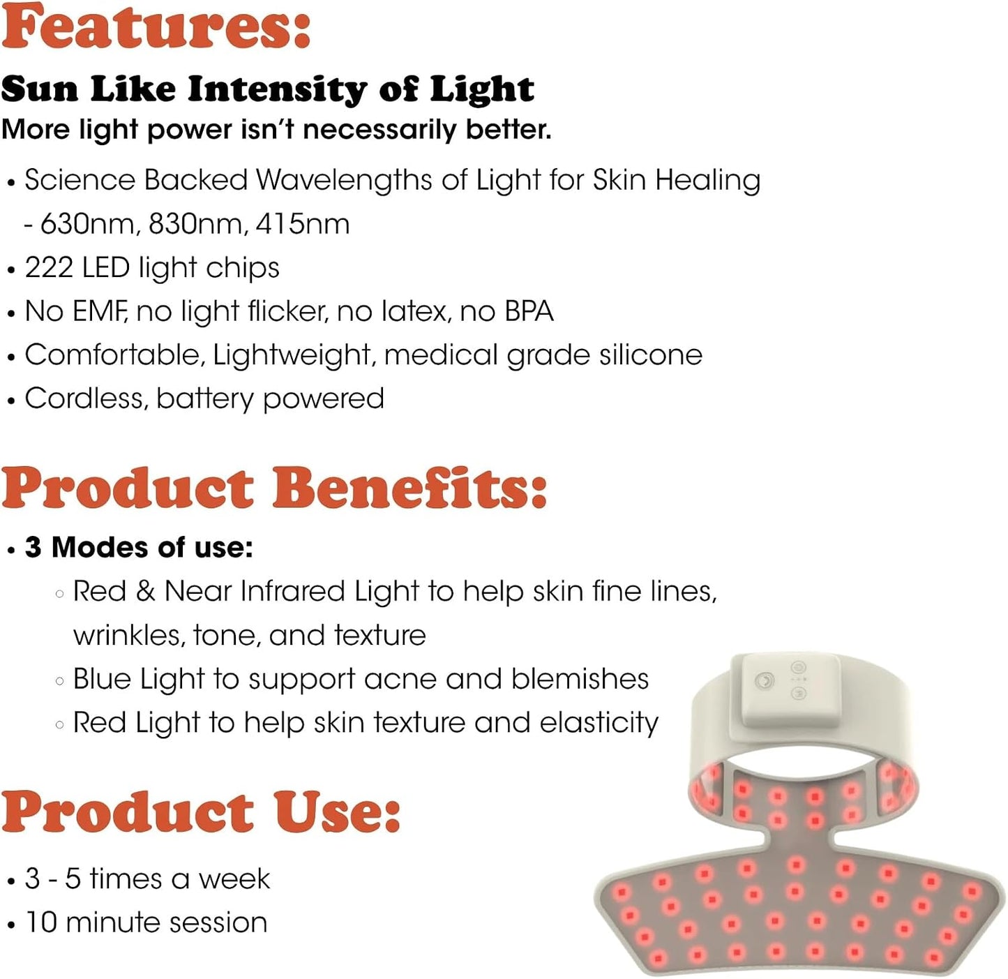 Fringe Red Light Therapy for Body – Wireless Wrap, 660nm & 850nm Infrared