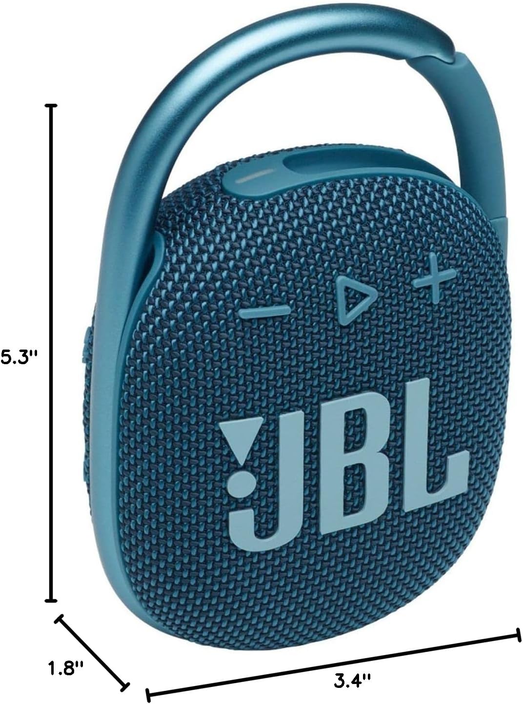 Clip 4 - Portable Mini Bluetooth Speaker, big audio and punchy bass, integrated carabiner, IP67 waterproof and dustproof, 10 hours of playtime, speaker for home, outdoor and travel (Pink)