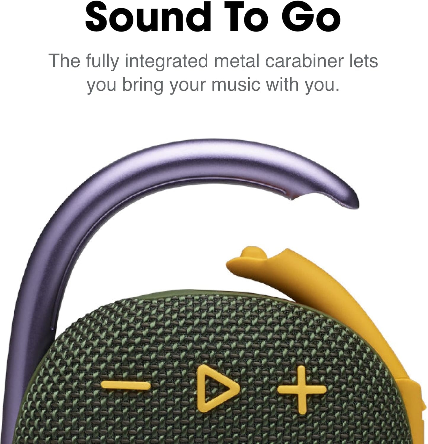 Clip 4 - Portable Mini Bluetooth Speaker, big audio and punchy bass, integrated carabiner, IP67 waterproof and dustproof, 10 hours of playtime, speaker for home, outdoor and travel (Pink)