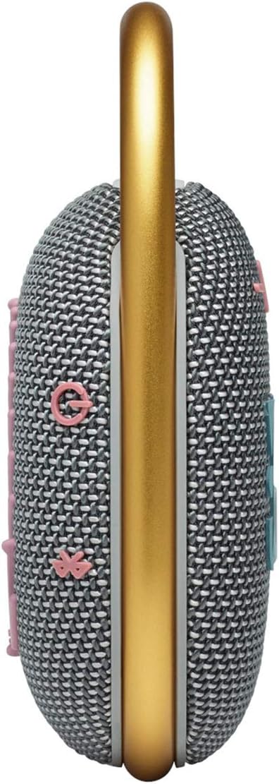 Clip 4 - Portable Mini Bluetooth Speaker, big audio and punchy bass, integrated carabiner, IP67 waterproof and dustproof, 10 hours of playtime, speaker for home, outdoor and travel (Pink)