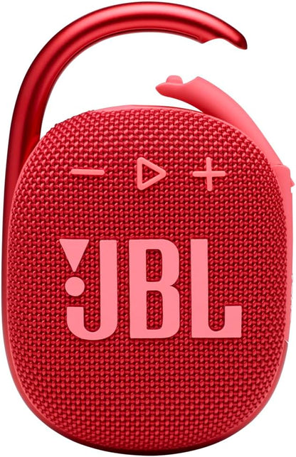 Clip 4 - Portable Mini Bluetooth Speaker, big audio and punchy bass, integrated carabiner, IP67 waterproof and dustproof, 10 hours of playtime, speaker for home, outdoor and travel (Pink)