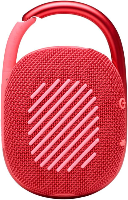 Clip 4 - Portable Mini Bluetooth Speaker, big audio and punchy bass, integrated carabiner, IP67 waterproof and dustproof, 10 hours of playtime, speaker for home, outdoor and travel (Pink)
