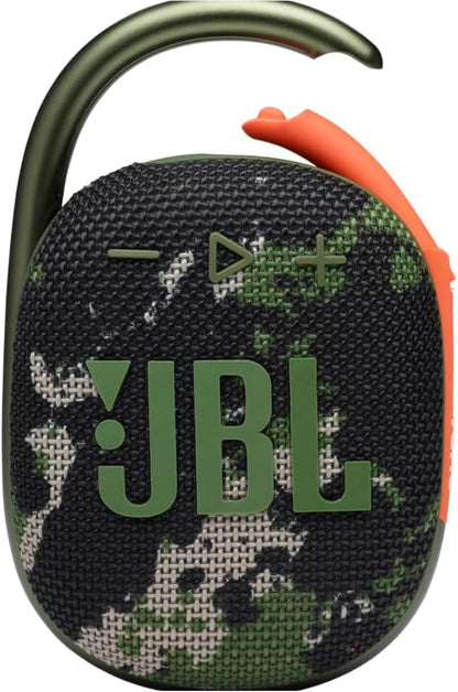 Clip 4 - Portable Mini Bluetooth Speaker, big audio and punchy bass, integrated carabiner, IP67 waterproof and dustproof, 10 hours of playtime, speaker for home, outdoor and travel (Pink)