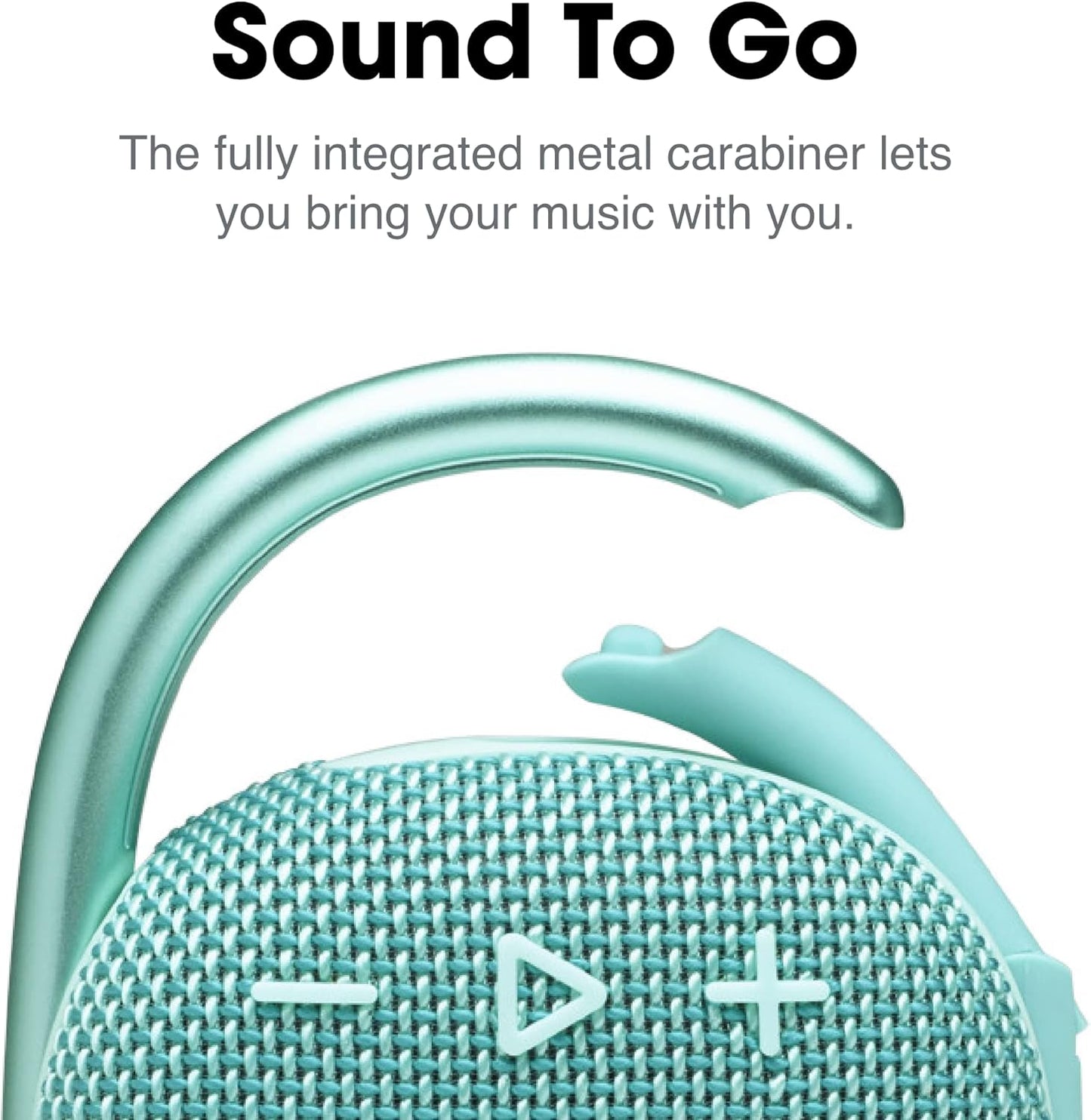 Clip 4 - Portable Mini Bluetooth Speaker, big audio and punchy bass, integrated carabiner, IP67 waterproof and dustproof, 10 hours of playtime, speaker for home, outdoor and travel (Pink)