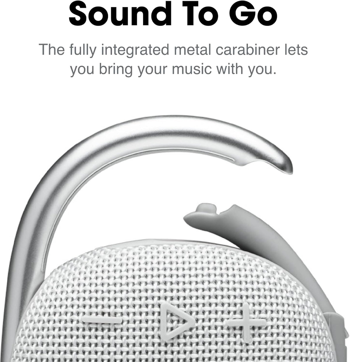 Clip 4 - Portable Mini Bluetooth Speaker, big audio and punchy bass, integrated carabiner, IP67 waterproof and dustproof, 10 hours of playtime, speaker for home, outdoor and travel (Pink)