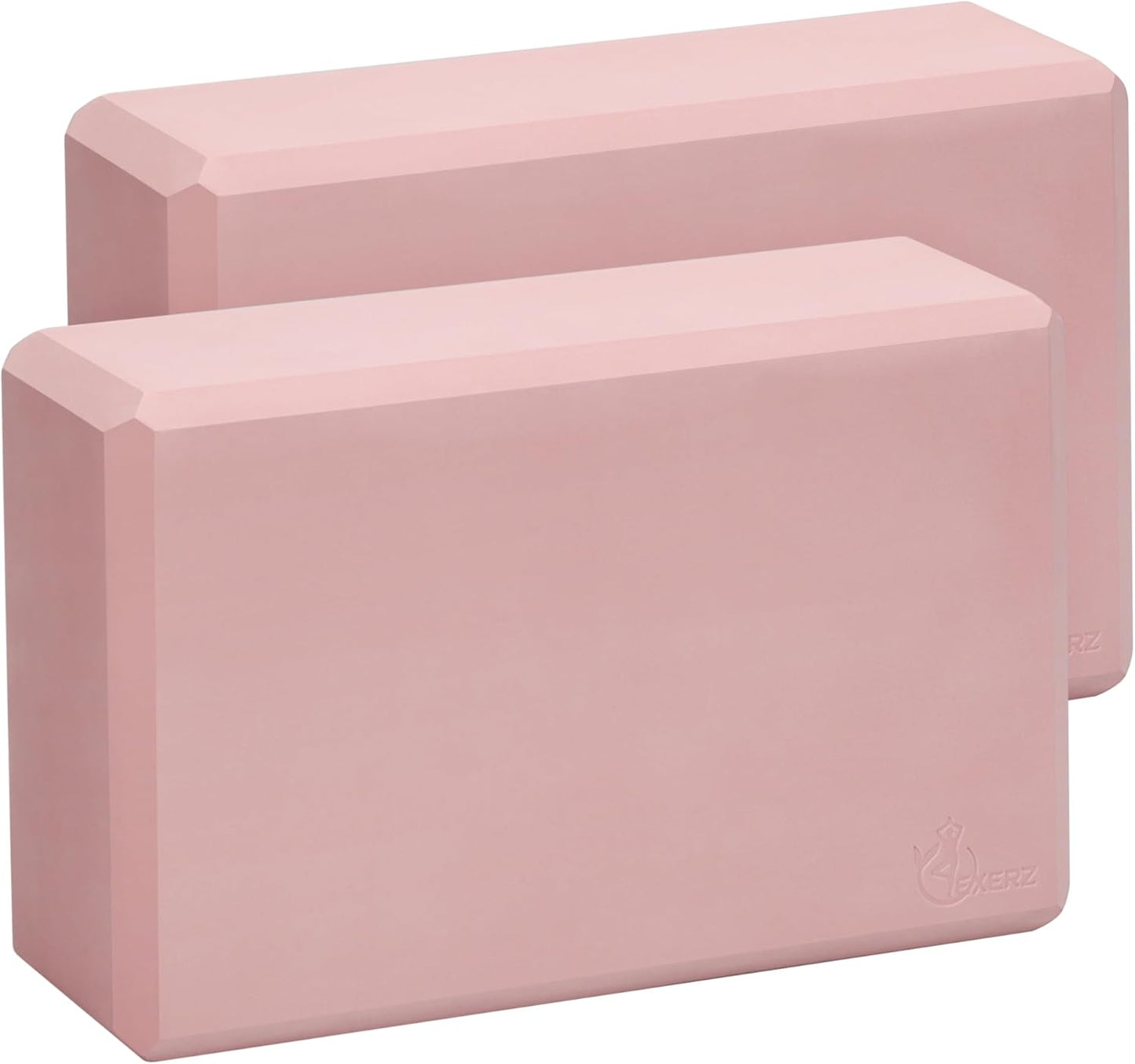 Yoga Blocks 2 pack, Gym Blocks, Exercise Workout Fitness Bricks, Pilates Stretch Handstand Non-Slip