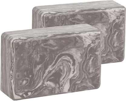 Yoga Blocks 2 pack, Gym Blocks, Exercise Workout Fitness Bricks, Pilates Stretch Handstand Non-Slip