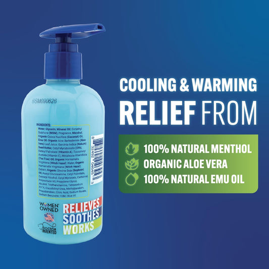 Massage Gel for Body Aches, 16 oz Pump Bottle