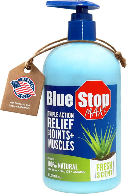 Massage Gel for Body Aches, 16 oz Pump Bottle