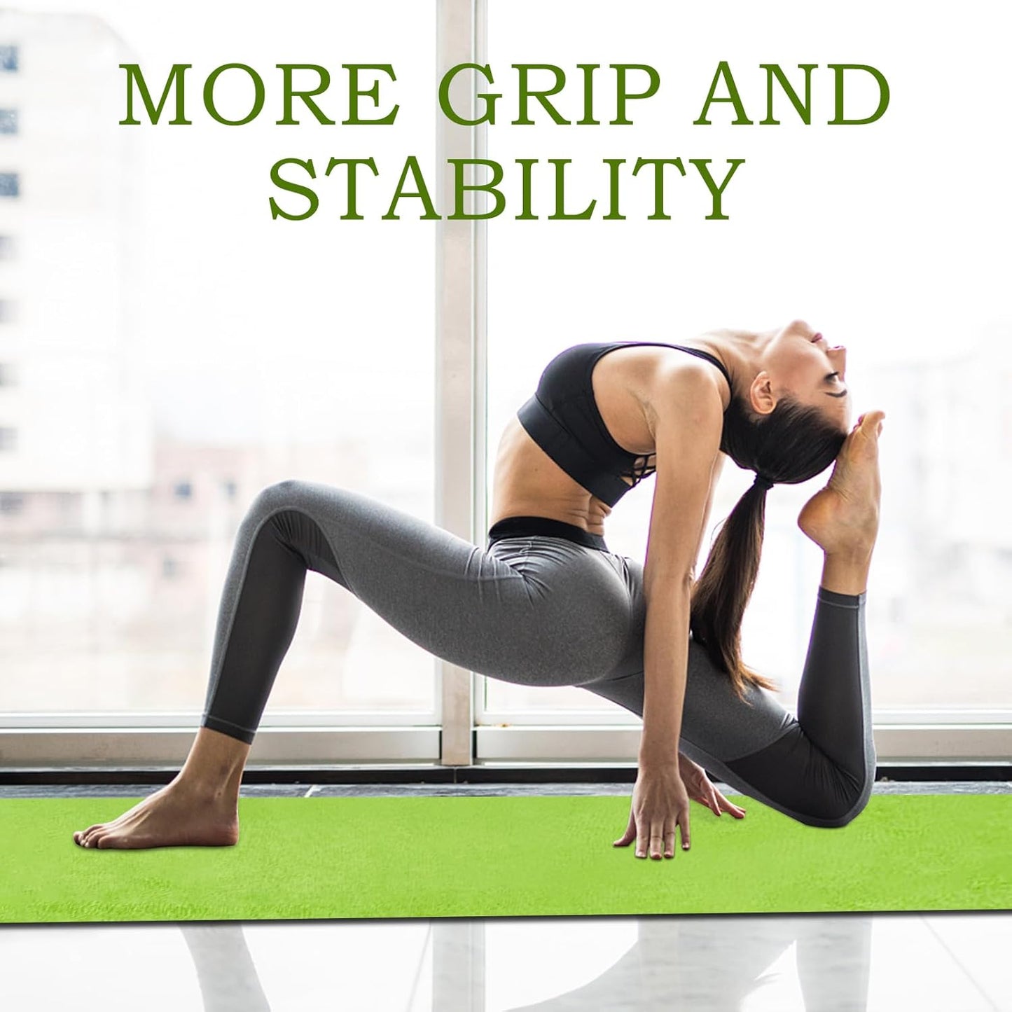 Yoga Towels, Non Slip Hot Yoga Mat Towel with Grip Dots,Super-Absorbent Soft Microfiber Yoga Blanket for Pilates, Fitness and Workout 72inch x 24inch
