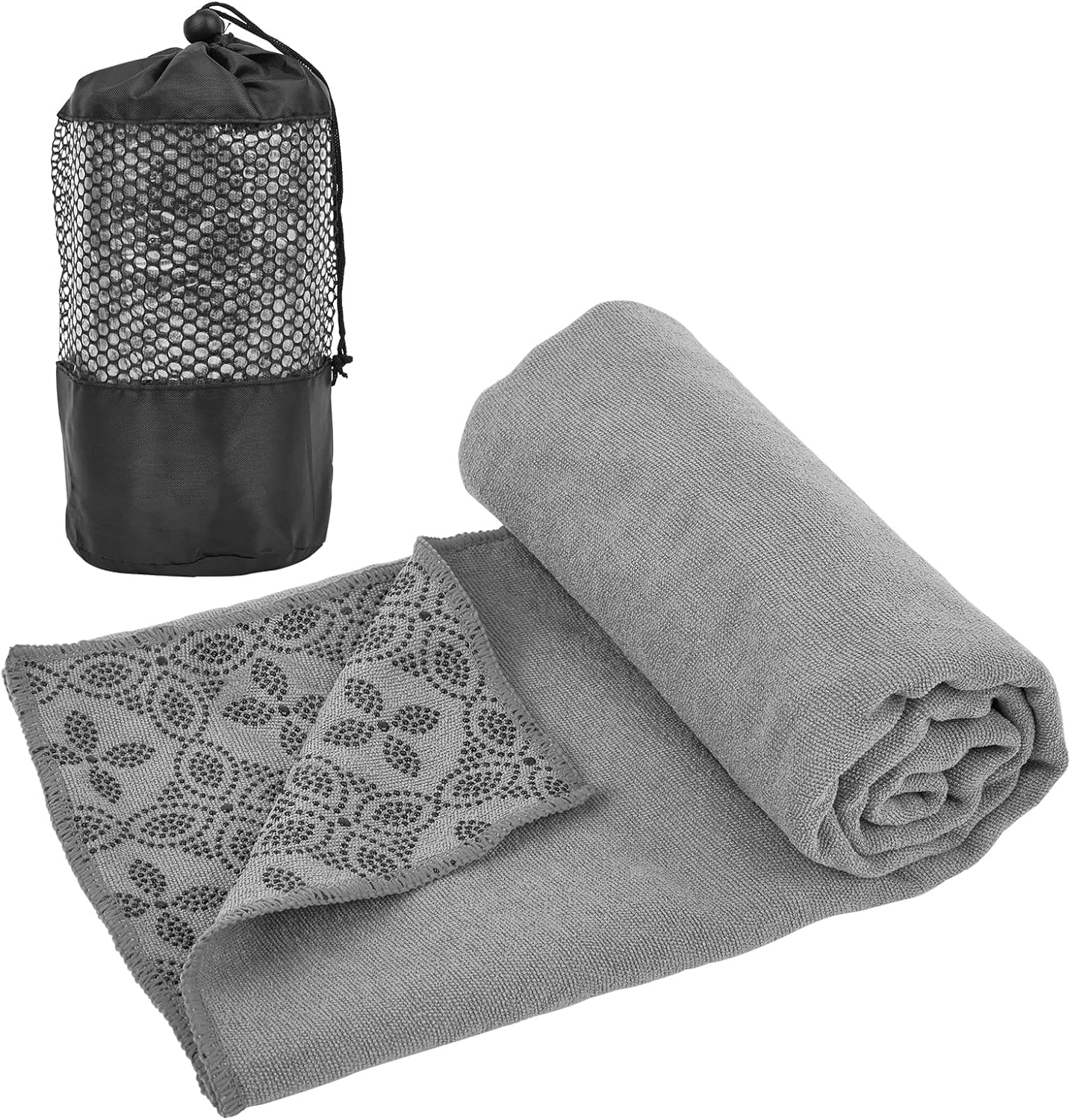 Yoga Towels, Non Slip Hot Yoga Mat Towel with Grip Dots,Super-Absorbent Soft Microfiber Yoga Blanket for Pilates, Fitness and Workout 72inch x 24inch