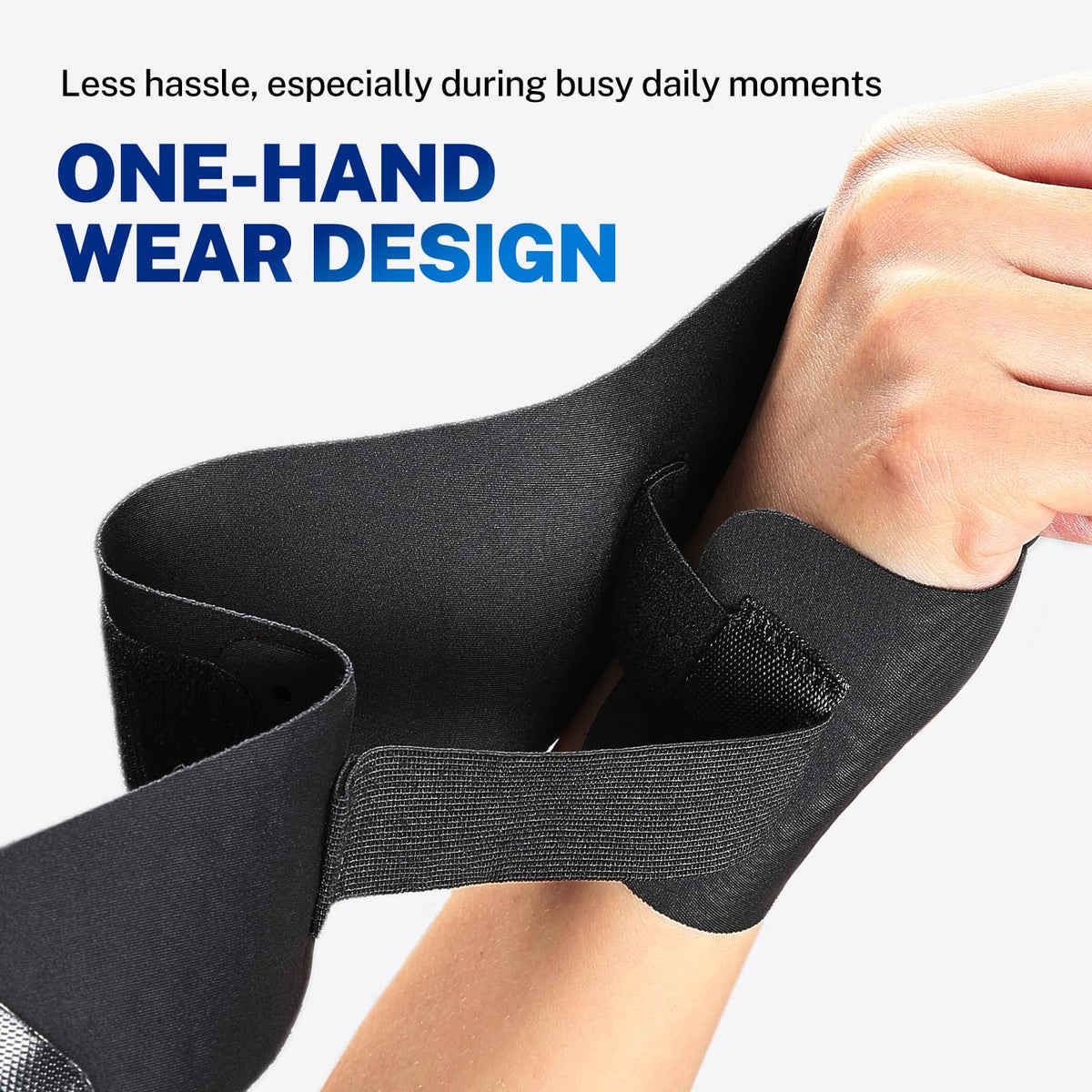 Ultra Thin Carpal Tunnel Wrist Brace for All-Day Wear & Support | Invisible Support while Working, Yoga Fabric, Soft Thumb Design, Ajustable Compression, Fits Both Hands, Not for Thumb Pain