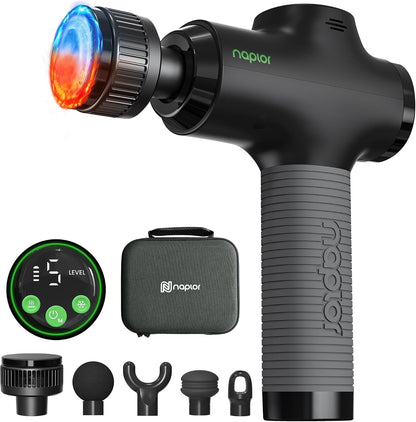 Massage Gun with Heat and Cold, Deep Tissue Percussion Massager Gun