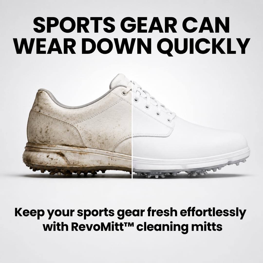 Sports Gear Cleaning & Deodorizing Mitts, Pre-Moistened for Boxing Gloves, Yoga Mats, Cleats, Helmets, Pads, Running Shoes & much more - 20 Count