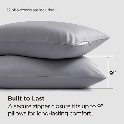 Zipper Pillow Cases Queen Size from Rayon Derived from Bamboo
