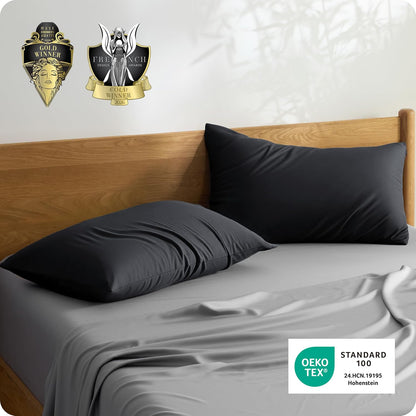 Zipper Pillow Cases Queen Size from Rayon Derived from Bamboo