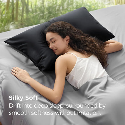 Zipper Pillow Cases Queen Size from Rayon Derived from Bamboo
