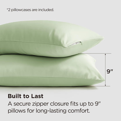 Zipper Pillow Cases Queen Size from Rayon Derived from Bamboo