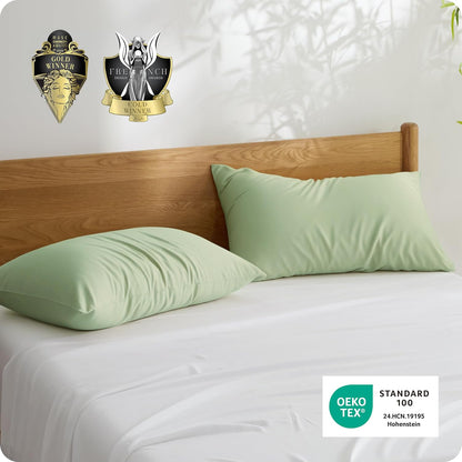 Zipper Pillow Cases Queen Size from Rayon Derived from Bamboo